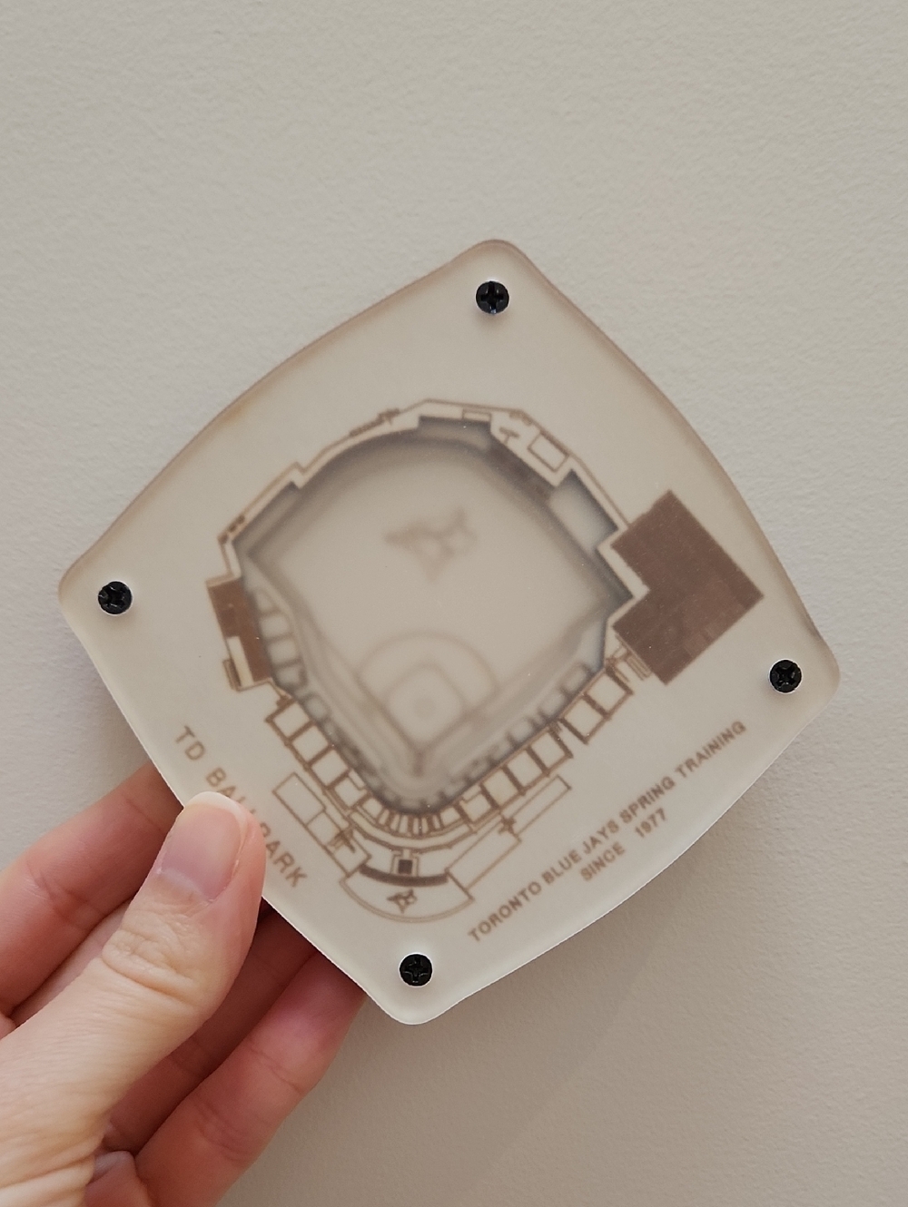 Toronto Blue Jays TD Ballpark Wood And Acrylic Coaster Set